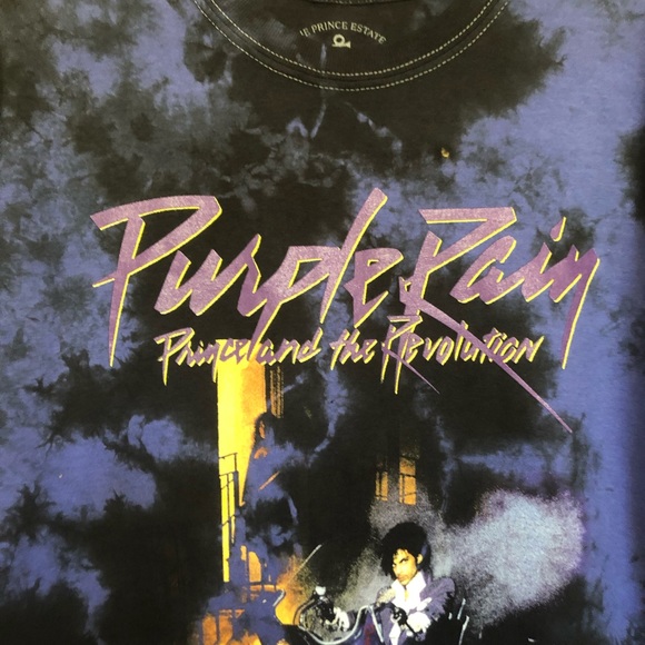 Prince Purple Rain Tie Dye T Shirt - Picture 3 of 6
